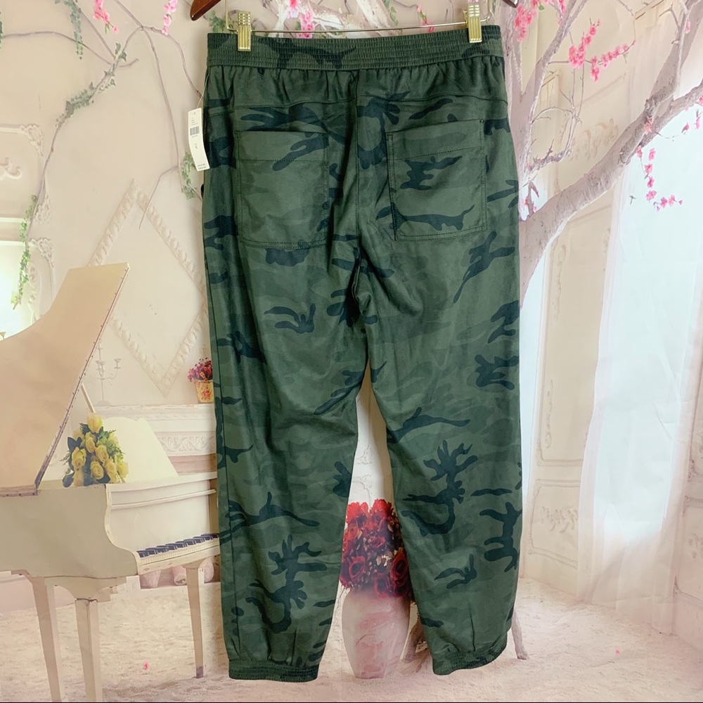 NEW Anthropologie Textured Camo Joggers - Picture 9 of 15